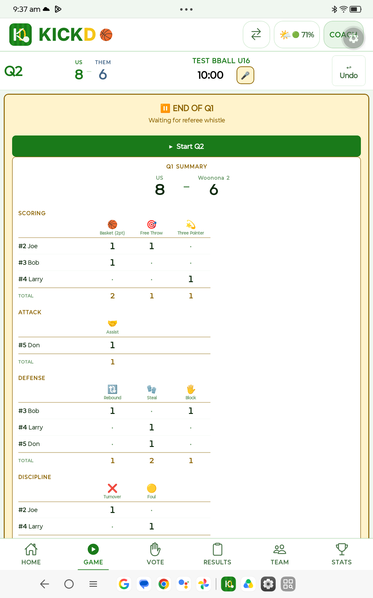 Kickd BASKETBALL tablet view 2