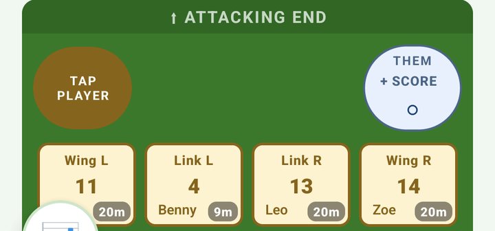 US + SCORE armed: tap the try-scorer